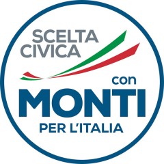 Logo Scelta Civica con Monti per l'Italia, elezioni politiche 2013