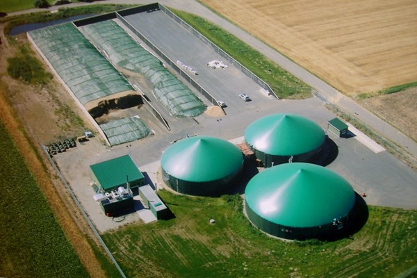 Una centrale Biogas