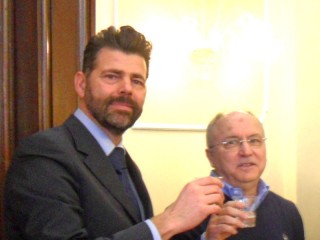 Maurizio Mangialardi con Alfredo Piergiovanni