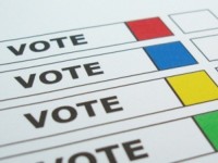 Voto, elezioni, esempio di scheda elettorale