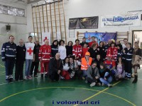 I volontari alla 29a edizione del carnevale dei bambini promosso dalla Croce Rossa Italiana di Senigallia