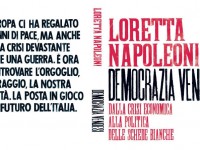 "Democrazia vendesi": copertina e retro di copertina