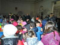 Tanti giovani alla Colazione multietnica (foto del Panzini)