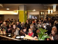 Momento inaugurale del Caffe' Italia di Senigallia: il pubblico