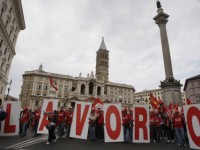Una manifestazione per il lavoro in Italia