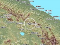 La localizzazione del terremoto nell'urbinate del 2 aprile 2013