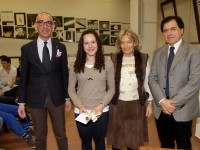 Agnese Marchetti dell'Istituto Corinaldesi, premiata dal Lions Club Senigallia