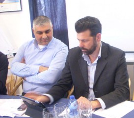 Campanile e Mangialardi alla presentazione di "Vedetta.org"