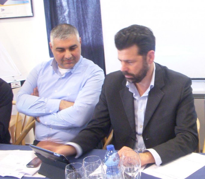 Campanile e Mangialardi alla presentazione di "Vedetta.org"