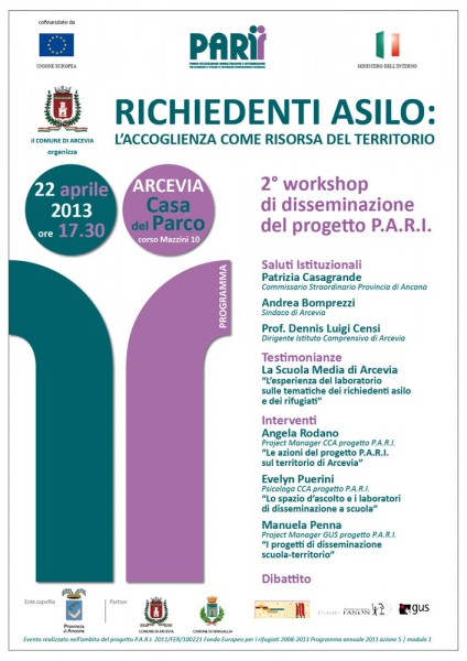 Locandina iniziativa ad Arcevia