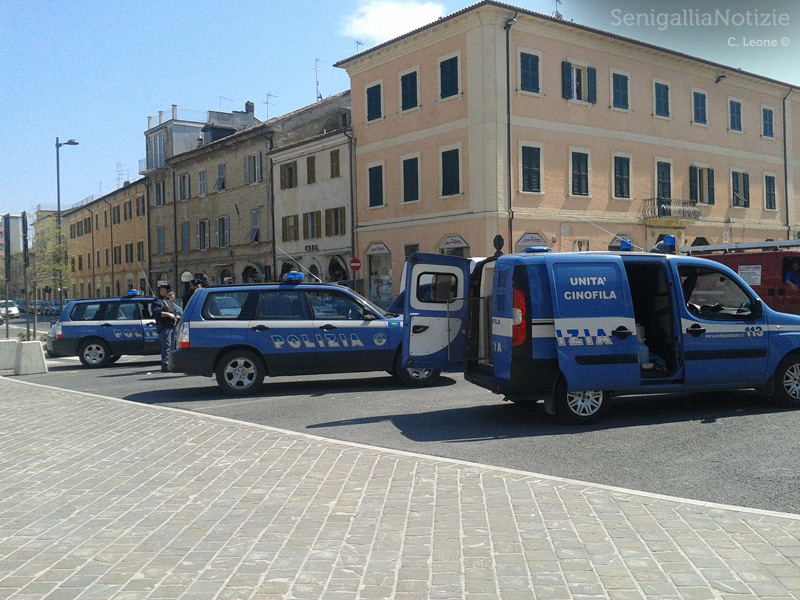 Controlli della Polizia a Senigallia