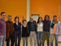 Foto di gruppo per i candidati della Lista Civica per Ostra Vetere