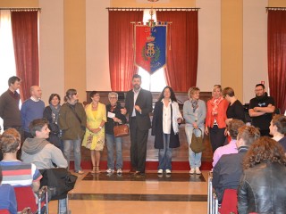 I partecipanti al progetto Comenius ricevuti dal sindaco Mangialardi