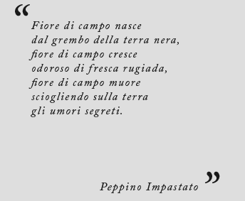 Una poesia di Peppino Impastato