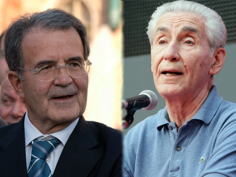 Romano Prodi e Stefano Rodotà