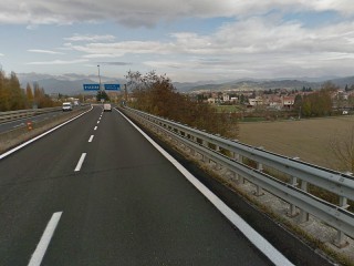 Superstrada E45, svincolo di Città di Castello