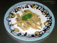 Penne menta, zucchine e feta