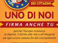 Raccolta firme 'Uno di noi'