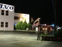 I Vigili del Fuoco hanno domato l'incendio alla Comar di Senigallia