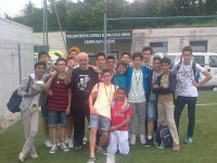 I ragazzi della scuola Mercantini di Senigallia, vicecampioni regionali di rugby