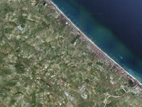 Il territorio di Marotta, diviso tra i comuni di Mondolfo e Fano