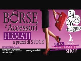 Temporary Shop G.D.A. borse e accessori di Versace Jeans Couture a Montemarciano