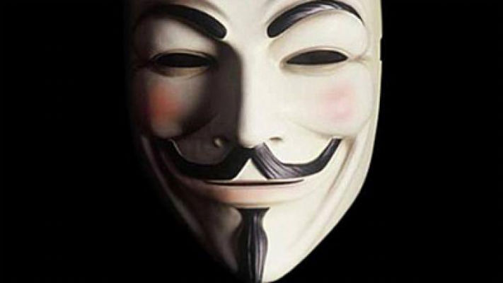 La maschera simbolo degli 'Anonymous'