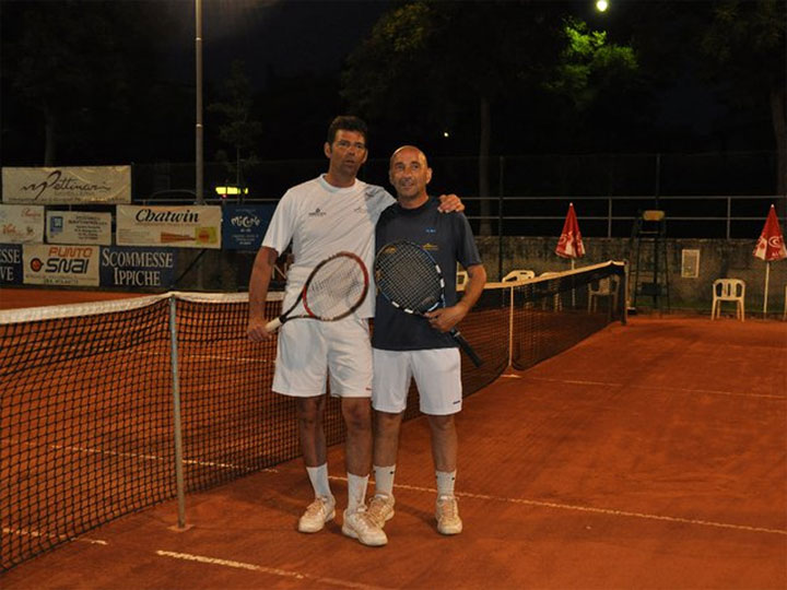 Il Sindaco Mangialardi e Marco Pettinari pronti alla sfida sulla terra rossa