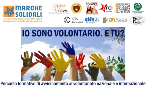 Locandina corso "Io sono volontario. E tu?"