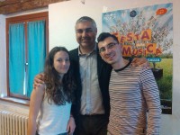 Lavinia Franceschini e Marco Castelli con l'assessore Campanile