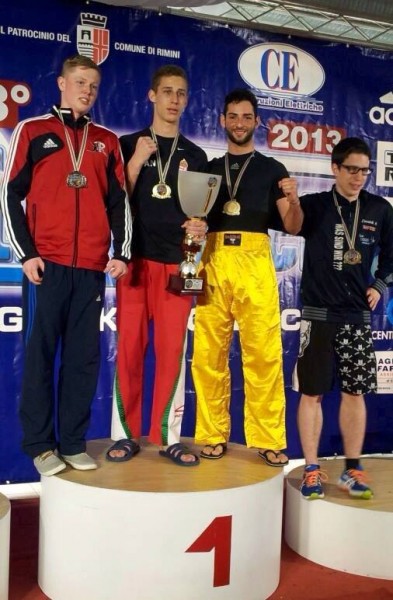 Pasquale Auriemma, terzo posto alla 18esima edizione del "Bestfighter Wako World Cup 2013"