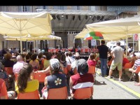 Piazza Roma a Senigallia gremita per il CaterRaduno 2013: la mattina di domenica 23 giugno