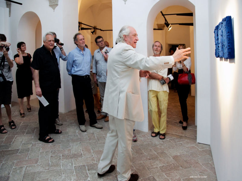 Inaugurazione mostra di Pino Pinelli alla Rocca Roveresca