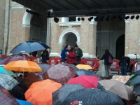 Il maltempo non ferma Caterpillar del 28 giugno in Piazza Roma