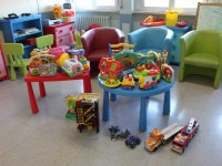 I giocattoli donati alla CRI dagli alunni delle primarie di Senigallia e poi al reparto di pediatria