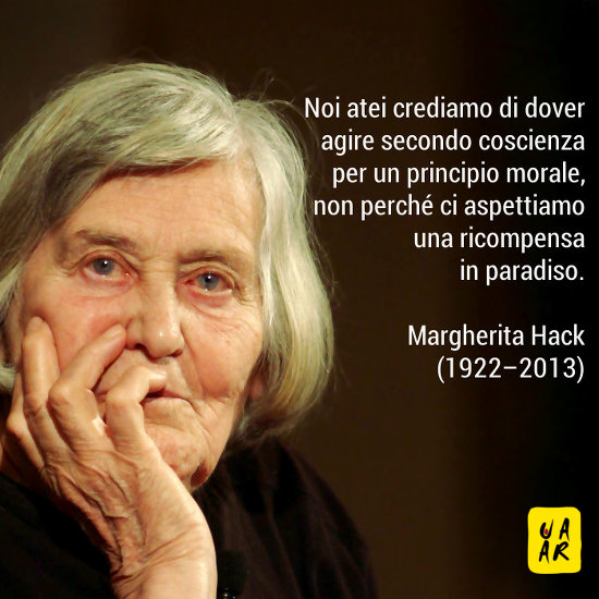 Manifesto in omaggio a Margherita Hack (1922 - 2013)