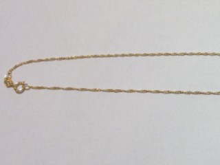 Esempio di collanina d'oro