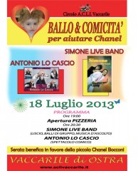 IL Circolo A.C.L.I. Vaccarile a favore di Chanel