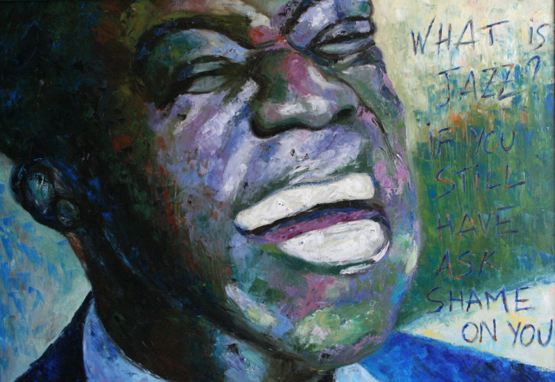 Il grande jazzista Louis Armstrong