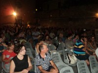 Il pubblico presente all'Arena Gabbiano per "Bella addormentata"