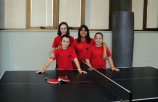 La squadra D2 Liceo de Tennistavolo Spiaggia di Velluto