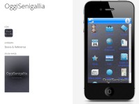 La schermata di Oggi Senigallia, applicazione che ha partecipato al concorso App4School