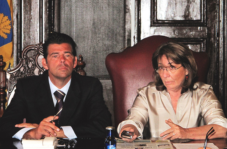 Maurizio Mangialardi e Patrizia Casagrande
