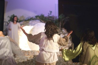 Una scena del musical "Il Risorto"