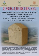 Conferenza di presentazione degli scavi a Suasa il 26 luglio