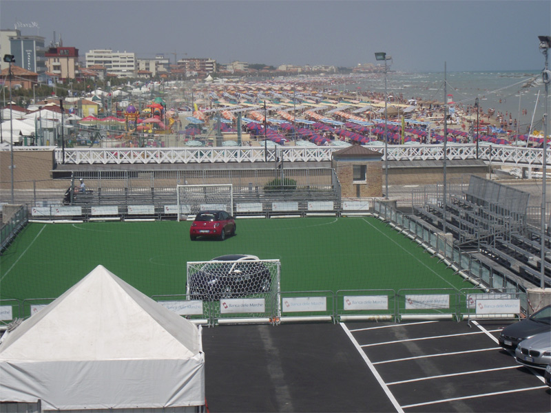 "1° Città di Senigallia-Trofeo Prometeo", campo di gioco e tribune