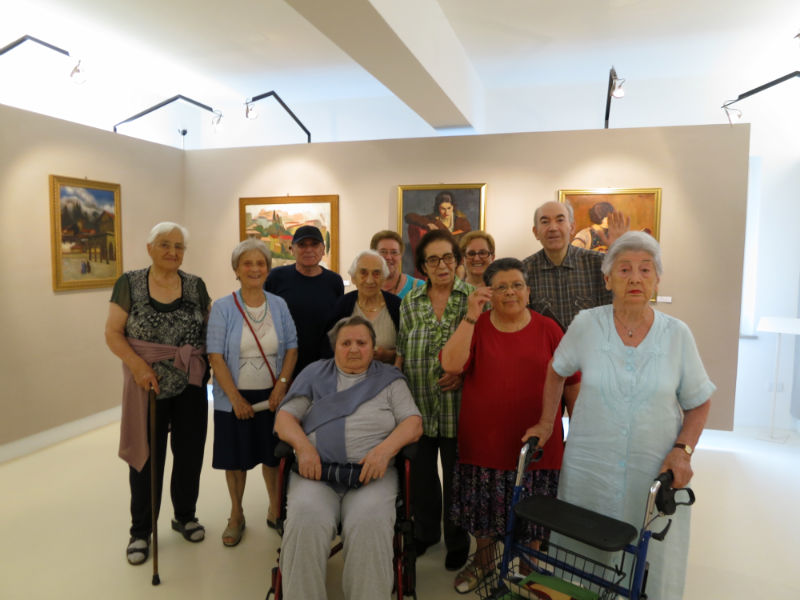 Anziani in visita al Museo Nori de' Nobili