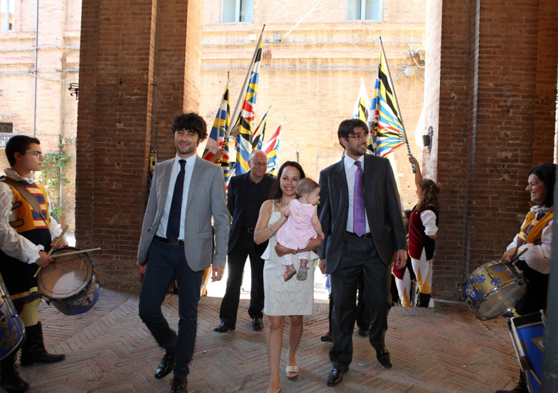 La visita della famiglia canadese a Corinaldo