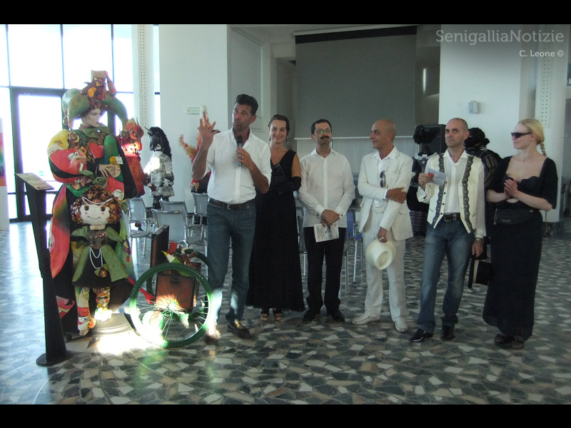 Inaugurazione della mostra a Senigallia L'estetica dell'effimero