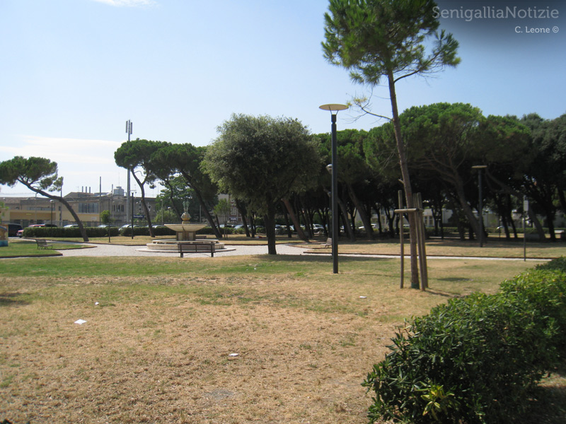 Giardini Morandi a Senigallia, dietro la stazione Fs